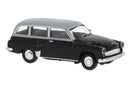 PREORDER Brekina HO 27191 1956-1965 Wartburg 311 Station Wagon, Assembled, Black, Gray