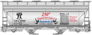 PREORDER Accurail HO 22026 2-Bay Hopp America 250th