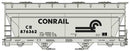PREORDER Accurail HO 2223 ACF 2-Bay Covered Hopper Kit, Conrail