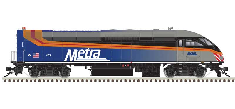 Atlas HO 10004158 Motive Power Industries MP36PH-3C ESU Lok Master Gold, Metra