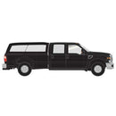 Atlas HO 35000007 Ford F-350 Crew-Cab Pickup Truck, Black with Cap