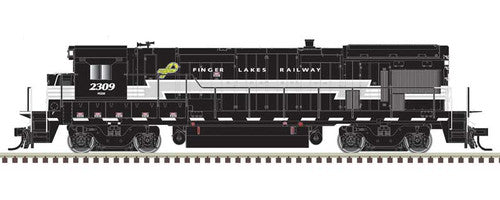 Atlas N 40005454 GE B23-7 Low Nose, No Nose Headlight, Anticlimber, Ditch Lights LokSound a Finger Lakes Railway