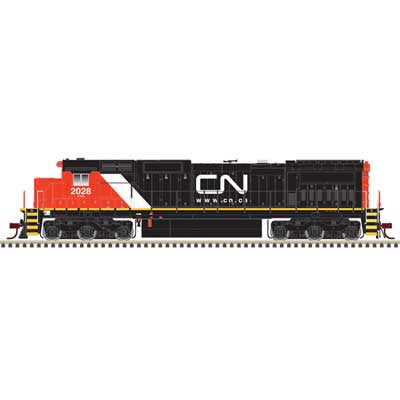 Atlas N 40005674 GE Dash 8-40C Front & Rear Ditch Lights Lok Master, Canadian National