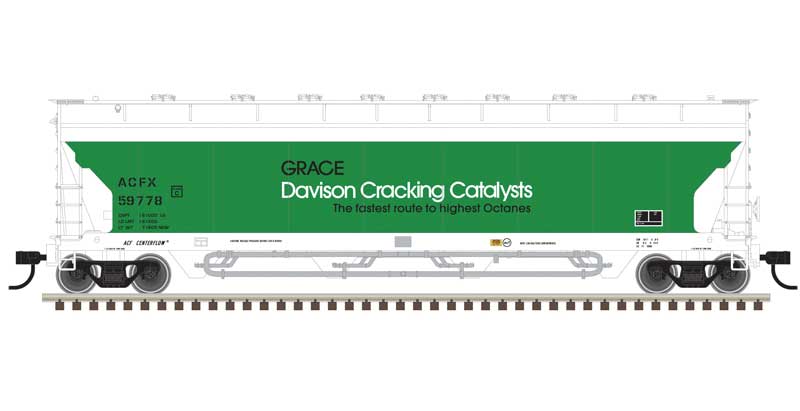 Atlas N 50006078 Pressureaide Centerflow Covered Hopper Master, Grace Davison