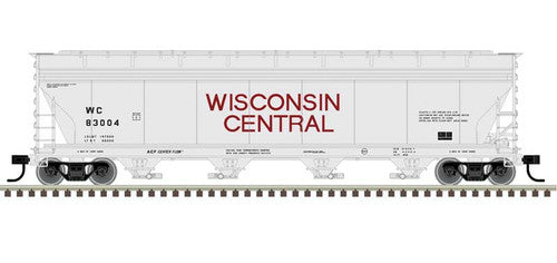 Atlas HO 20006398 ACF 5250 Centerflow Covered Hopper Master Plus, Wisconsin Central 83027