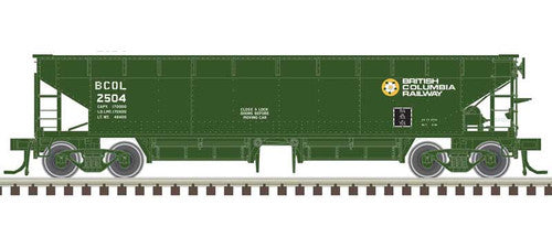 Atlas HO 20006798 70-Ton Hart Ballast Car Master, British Columbia Railway 2504