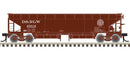 Atlas HO 20006804 70-Ton Hart Ballast Car Master, Denver & Rio Grande Western 25018