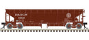 Atlas HO 20006805 70-Ton Hart Ballast Car Master, Denver & Rio Grande Western 25033