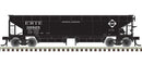 Atlas HO 20006802 70-Ton Hart Ballast Car Master, Erie 39825