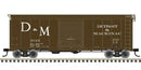 Atlas HO 20006817 40' Postwar Boxcar with 8' Door Master, Detroit and Mackinac 3133