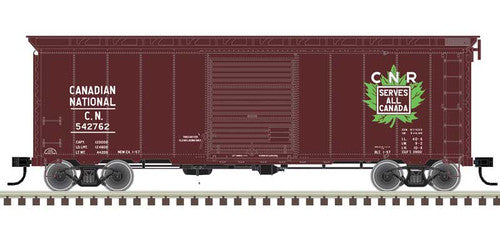 Atlas HO 20006832 40' Postwar Boxcar with 8' Door Master, Canadian National 543345