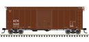 Atlas HO 20006822 40' Postwar Boxcar with 8' Door Master, Kansas City Southern 21233