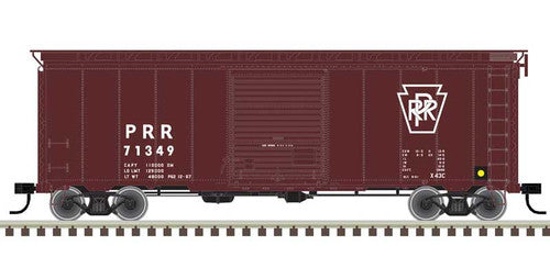 Atlas HO 20006828 40' Postwar Boxcar with 8' Door Master, Pennsylvania Railroad 71349