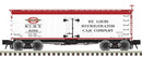 Atlas HO 20007199 36' Wood Reefer Master, St. Louis Refrigerator Car Co.