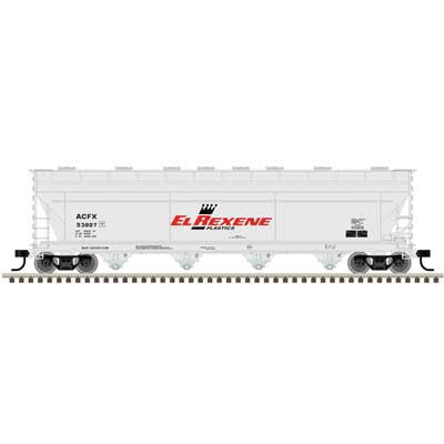 Atlas HO 20007378 ACF 5250 Covered Hopper Master Plus, EL Rexene