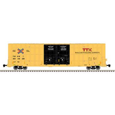 Atlas HO 20007291 Gunderson 7550 Double Plug-Door Boxcar Master, TTX TBOX