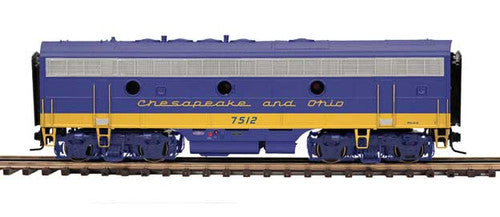 Atlas O 30138089 EMD F7B Early Phase I 3-Rail TMCC Sound & Control, Chesapeake & Ohio