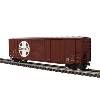 Atlas O 2001140 ACF 50'6" Boxcar, 3-Rail Trainman Santa Fe