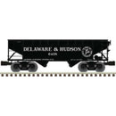 Atlas O 3001232 Offset-Side 2-Bay Hopper, 3-Rail Premier, Delaware & Hudson