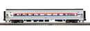 Atlas O 3007082 Amfleet 3 Coaches & Cafe, 3-Rail Premier, Amtrak (Fantasy Scheme, 50th Anniversary)