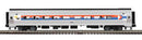 Atlas O 3007083 Amfleet Coach, 3-Rail Premier, Amtrak (Fantasy Scheme, 50th Anniversary)