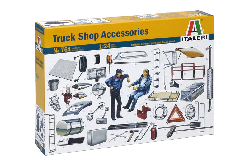 Italeri 764 - SCALE 1 : 24 Truck Shop Accessories