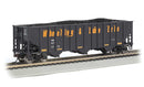 Bachmann Trains HO 18734 Bethlehem Steel 3-Bay 100-Ton Open Hopper, Silver Series, Wheeling & Lake Erie