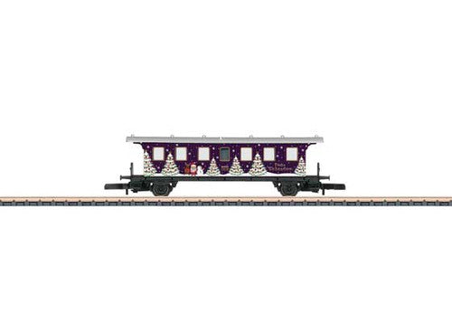Marklin Z 80634 Wurttemberg Type CI WU 04/05 Coach, 2024 Christmas Car