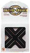 Bachmann Trains HO 44441 Crossing with Steel Rail & Black Roadbed, E-Z Track, 90-Degree