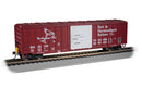 Bachmann Trains HO 14910 ACF 50'6" Outside-Braced Boxcar, Flashing Rear End Device, Bath & Hammondsport