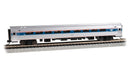 Bachmann Trains N 14170 Budd Amfleet I Coach with Lighting, Amtrak 82526 (Phase VI, silver, blue, red, white)