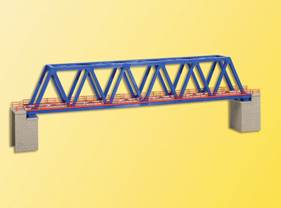 Kibri N 37667 Box Girder Bridge with Piers Blue