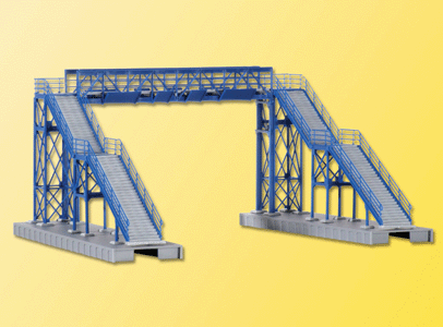 Kibri HO 39301 2-Track Steel Footbridge