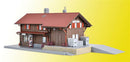 Kibri HO 39519 Surava Wooden Depot with LED Light Kit