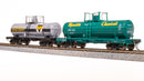 BLI 7669 6000 Gallon Tank, 1960's Variety 2-pack A, HO (Ethyl Corp, Wyandotte)