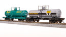 BLI 7669 6000 Gallon Tank, 1960's Variety 2-pack A, HO (Ethyl Corp, Wyandotte)