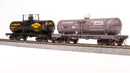 BLI 7671 6000 Gallon Tank, 1960's Variety 2-pack C, HO (Dow Chemical, Virginia Chemical)