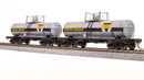 BLI 7674 6000 Gallon Tank, Ethyl Corp, 1960's Scheme, 2-pack, HO
