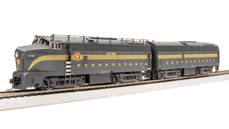 PREORDER  BLI 7690 BF-16 Sharknose A/B, PRR 9708/9708B, 5-Stripe, A-unit Paragon4 Sound/DC/DCC, Unpowered B, HO