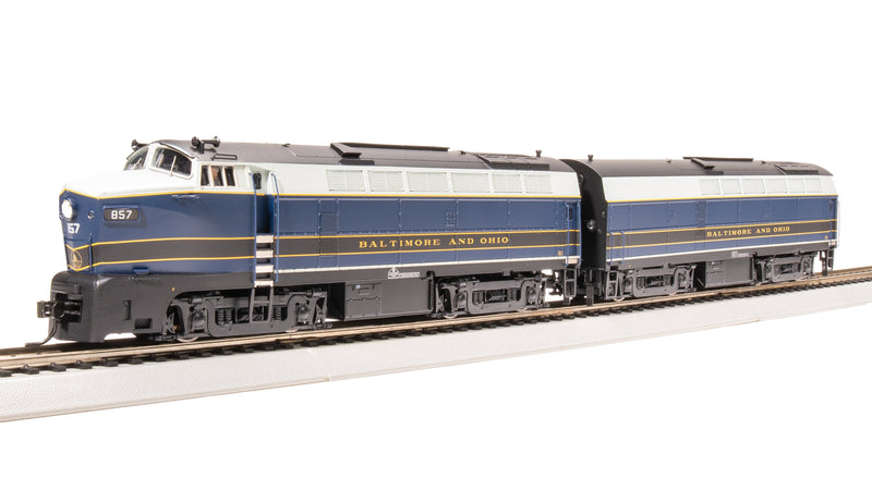 BLI 7694 RF-16 Sharknose A/B, B&O 857A/857X, As-Delivered, A-unit Paragon4 Sound/DC/DCC, Unpowered B, HO