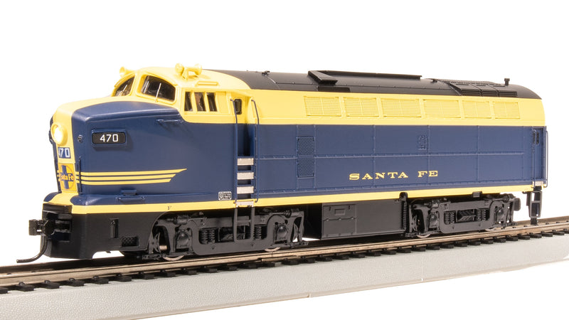 BLI 7698 RF-16 Sharknose A/B, ATSF 470L/470A, Cat Whiskers Scheme, A-unit Paragon4 Sound/DC/DCC, Unpowered B, HO (Fantasy Paint Scheme)