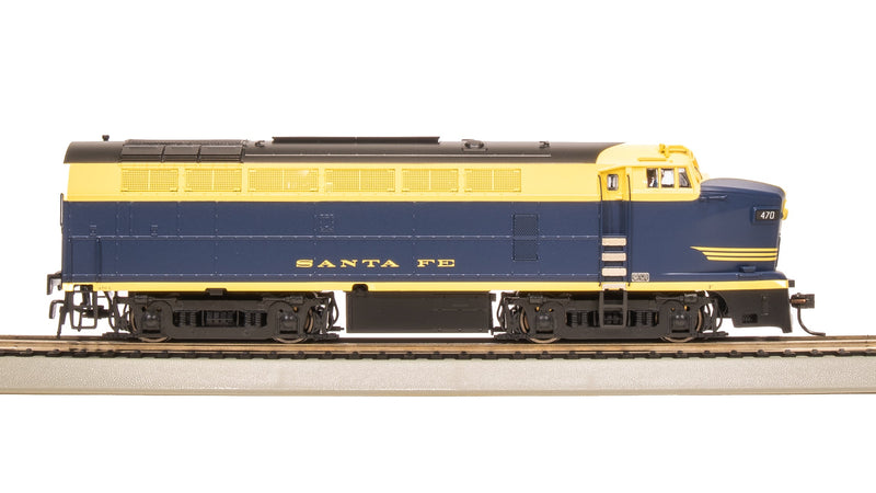 BLI 7698 RF-16 Sharknose A/B, ATSF 470L/470A, Cat Whiskers Scheme, A-unit Paragon4 Sound/DC/DCC, Unpowered B, HO (Fantasy Paint Scheme)