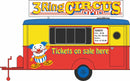 PREORDER Oxford Diecast HO 87TR022 Mobile Trailer Circus Tic