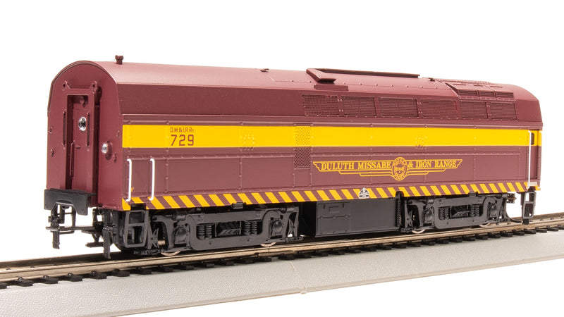 BLI 7704 RF-16 Sharknose A/B, DMIR 728/729, Maroon & Yellow, A-unit Paragon4 Sound/DC/DCC, Unpowered B, HO (Fantasy Paint Scheme)