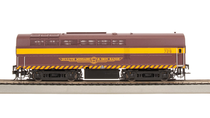 BLI 7704 RF-16 Sharknose A/B, DMIR 728/729, Maroon & Yellow, A-unit Paragon4 Sound/DC/DCC, Unpowered B, HO (Fantasy Paint Scheme)