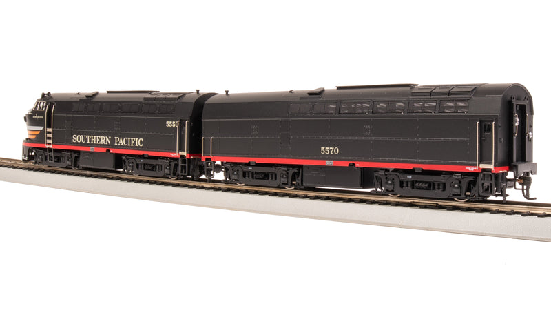 BLI 7708 RF-16 Sharknose A/B, SP 5550/5570, Black Widow Scheme, A-unit Paragon4 Sound/DC/DCC, Unpowered B, HO (Fantasy Paint Scheme)