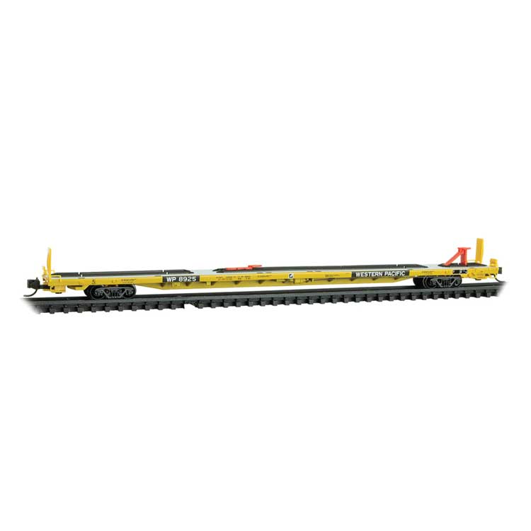 PREORDER Micro Trains Line 071 00 600 N 89'4" TOFC Intermodal Flatcar - Ready to Run -- Western Pacific