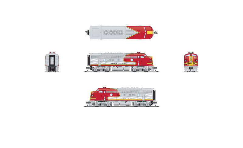 BLI 9054 EMD F3A, ATSF 36C, Warbonnet, No-Sound / DCC-Ready, N