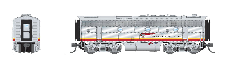 BLI 9055 EMD F3B, ATSF 36B, Warbonnet, No-Sound / DCC-Ready, N