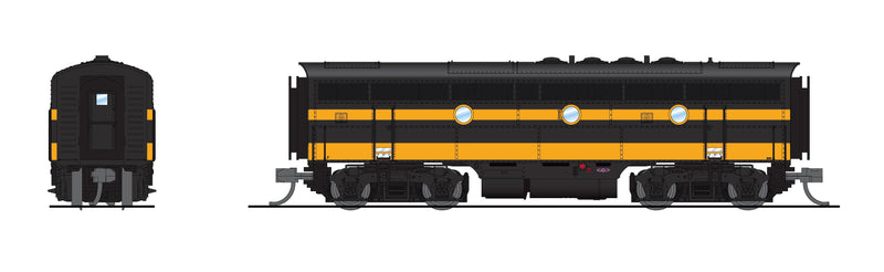 BLI 9057 EMD F3B, SLSF 5101, Black & Yellow, No-Sound / DCC-Ready, N